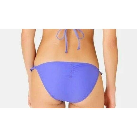 California Waves Periwinkle Side Ruffle Bikini Bottom - XL - Picture 4 of 4
